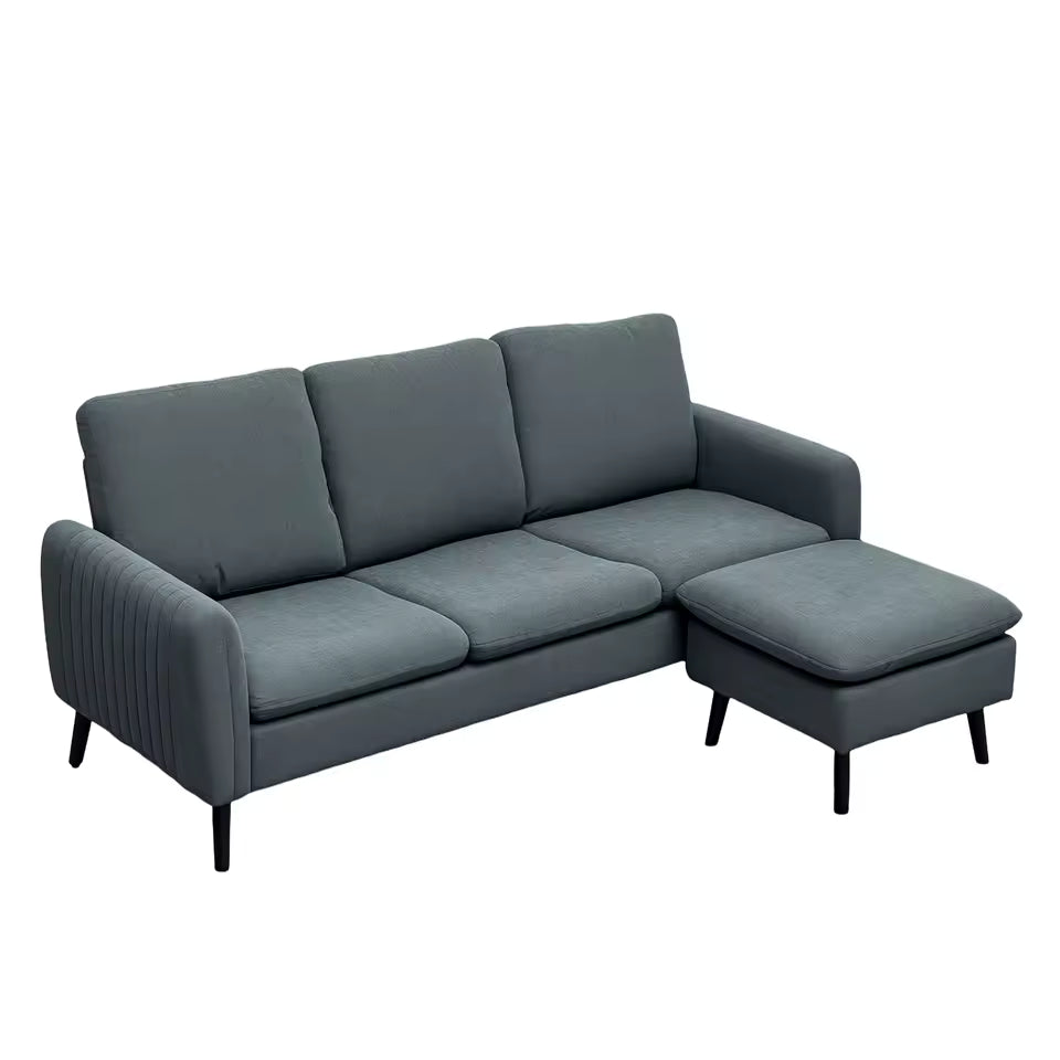 3-Seater Corner Sofa with Chaise Lounge