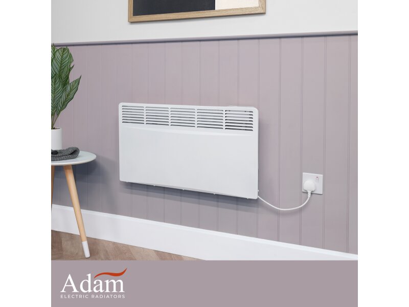 Adam Amba 2000W Electric Radiator in White