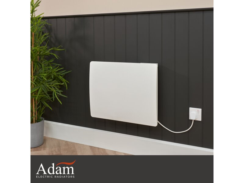 Adam Solis 1000W Ceramic Core Electric Radiator in White