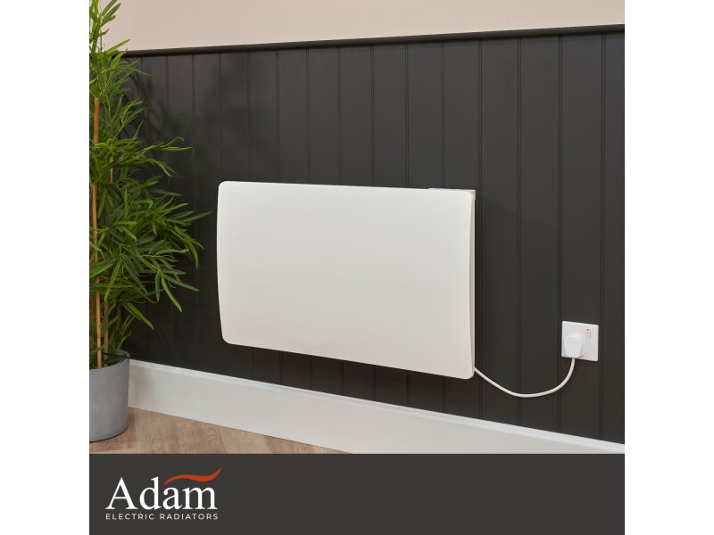 Adam Solis 2000W Ceramic Core Electric Radiator in White