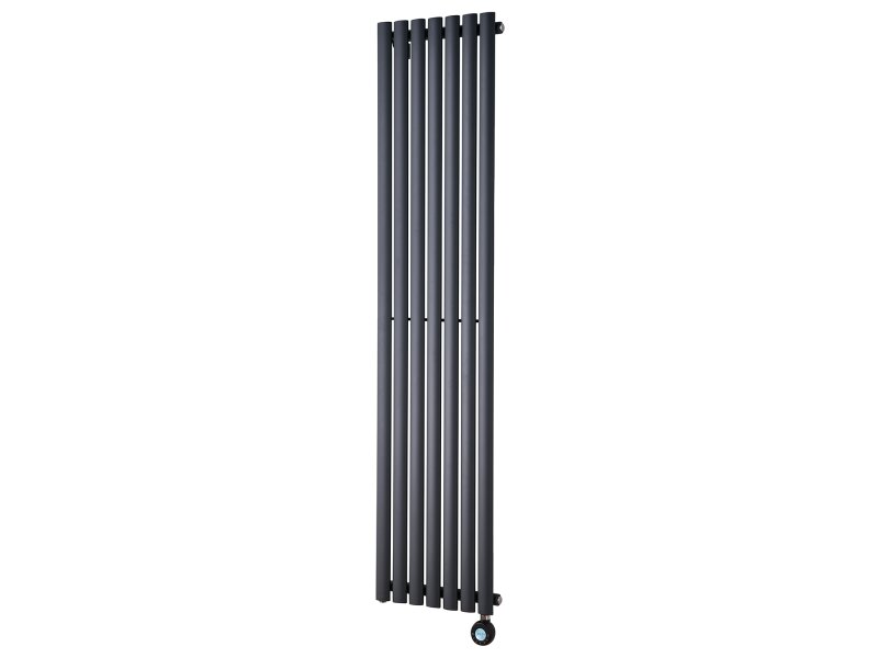 Eden Teppra 1200W Electric Vertical Radiator in Anthracite with Smart WiFi Control, 1800 x 420mm