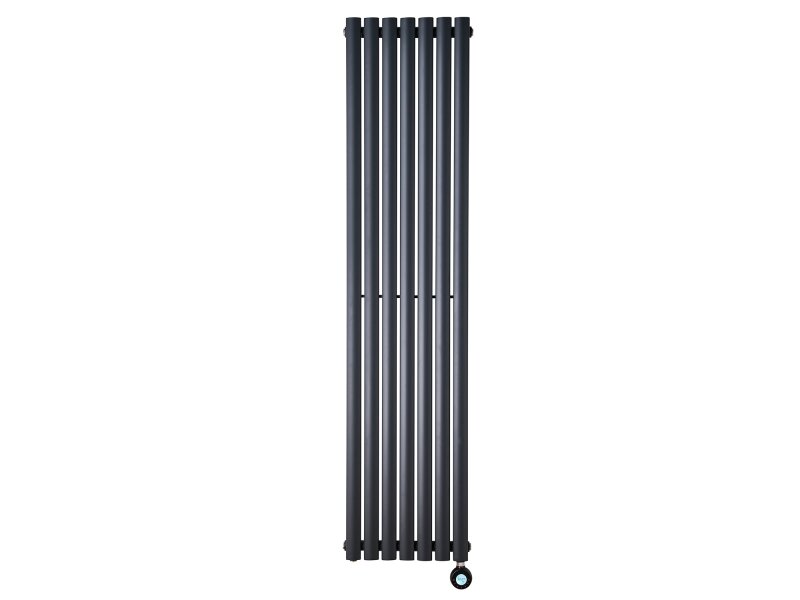 Eden Teppra 1200W Electric Vertical Radiator in Anthracite with Smart WiFi Control, 1800 x 420mm