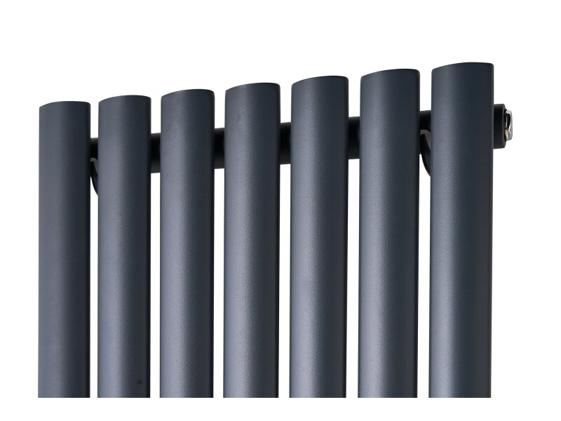 Eden Teppra 1200W Electric Vertical Radiator in Anthracite with Smart WiFi Control, 1800 x 420mm