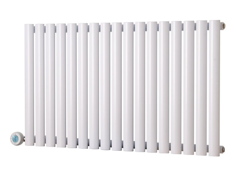 Eden Teppra 1200W Electric Column Radiator in White with Smart WiFi Control, 600 x 1080mm
