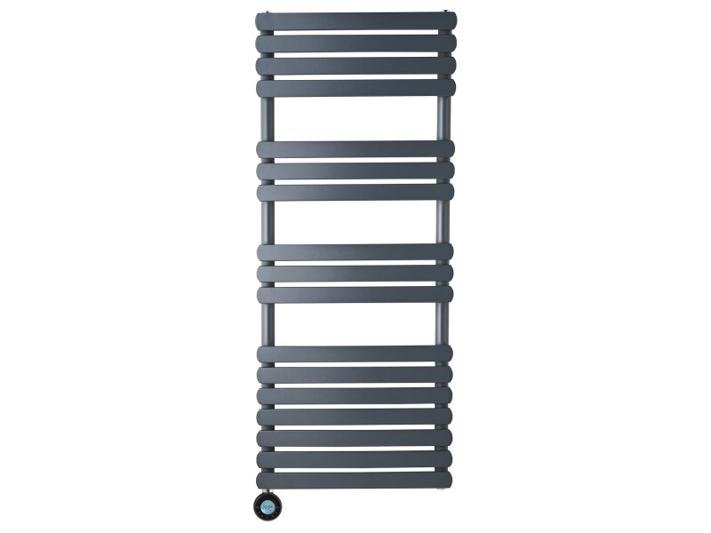 Eden Rovente 1200W Electric Towel Radiator in Anthracite with Smart WiFi Control, 1200 x 500mm