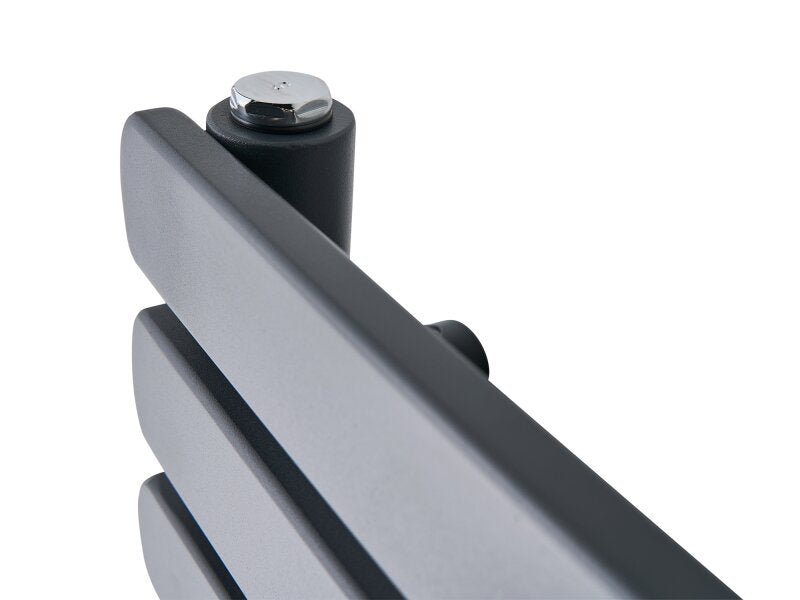 Eden Rovente 1200W Electric Towel Radiator in Anthracite with Smart WiFi Control, 1200 x 500mm