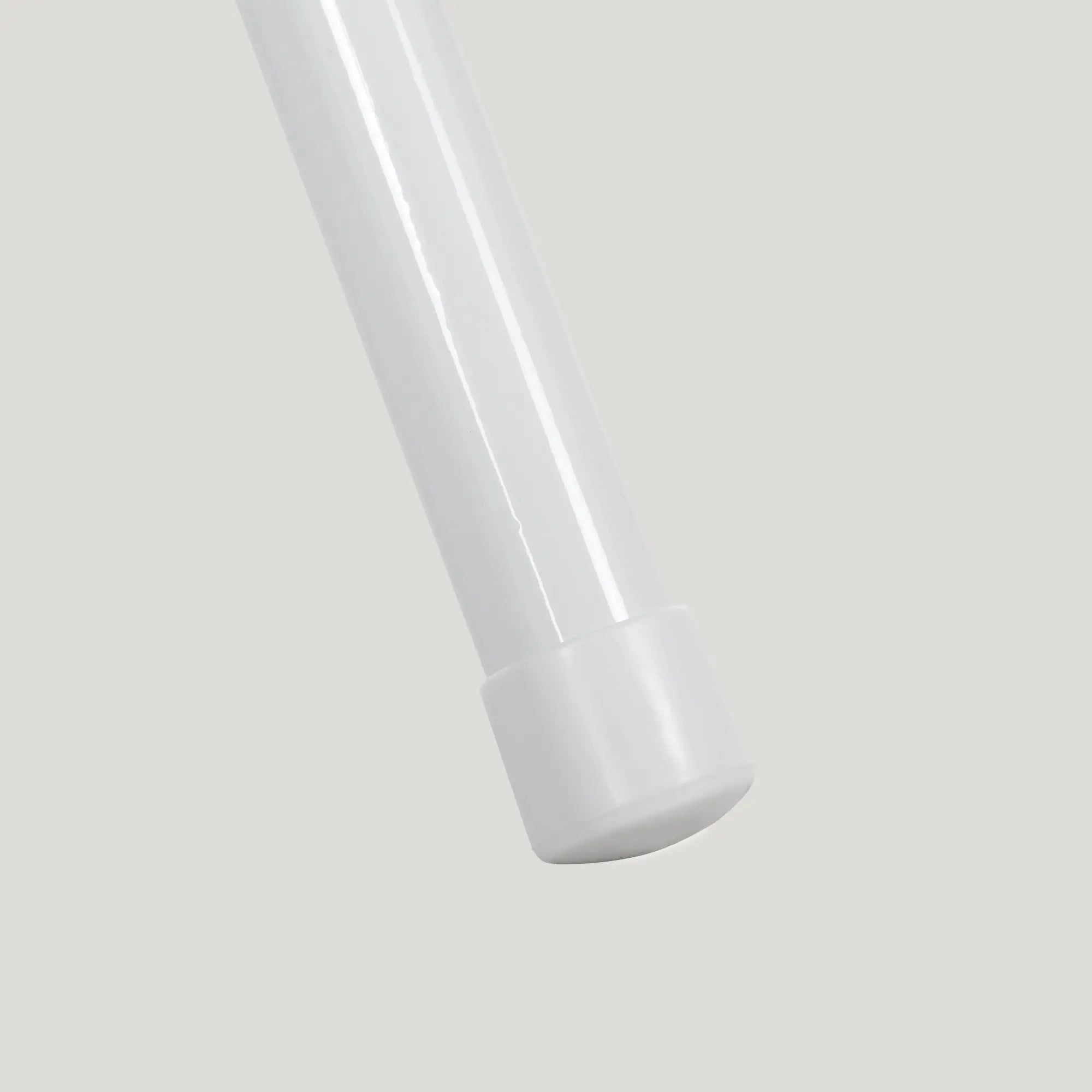 Set of 2 Cushioned Folding Chairs – White Foldable Steel Frame Chairs with Padded Seat & Back