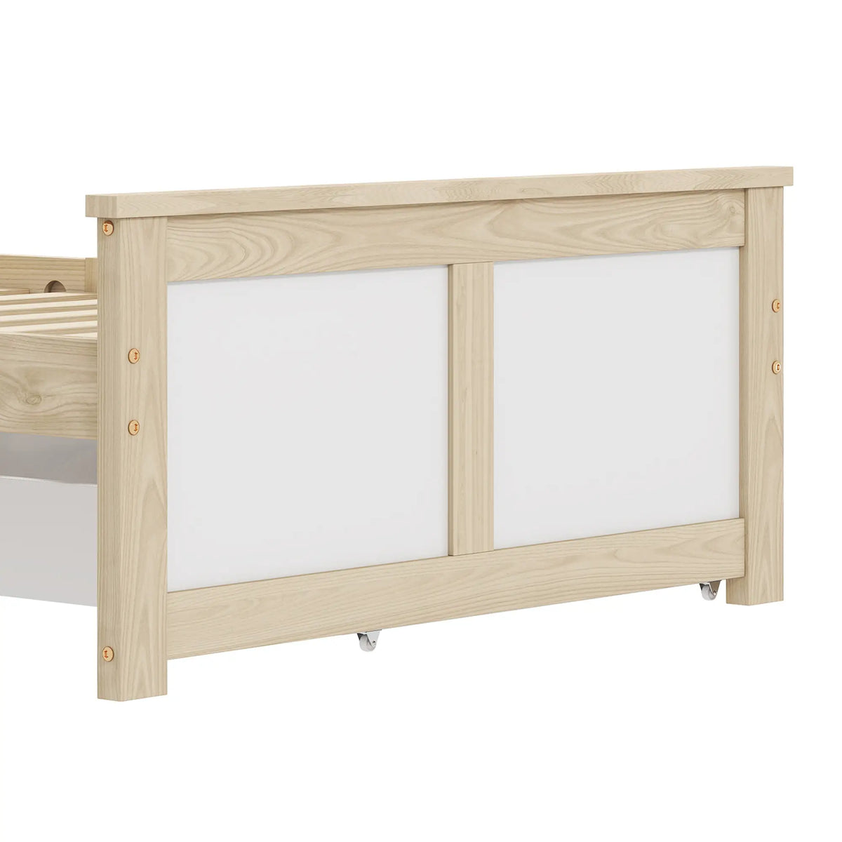 Natural Pine 3ft Single Storage Bed with Drawers