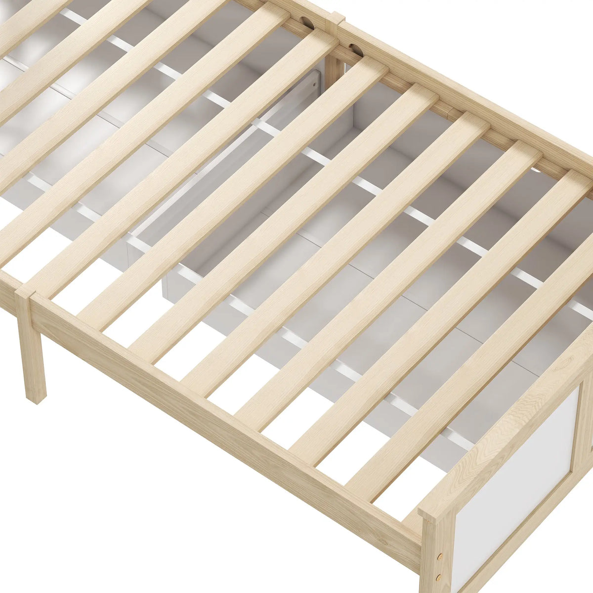 Natural Pine 3ft Single Storage Bed with Drawers