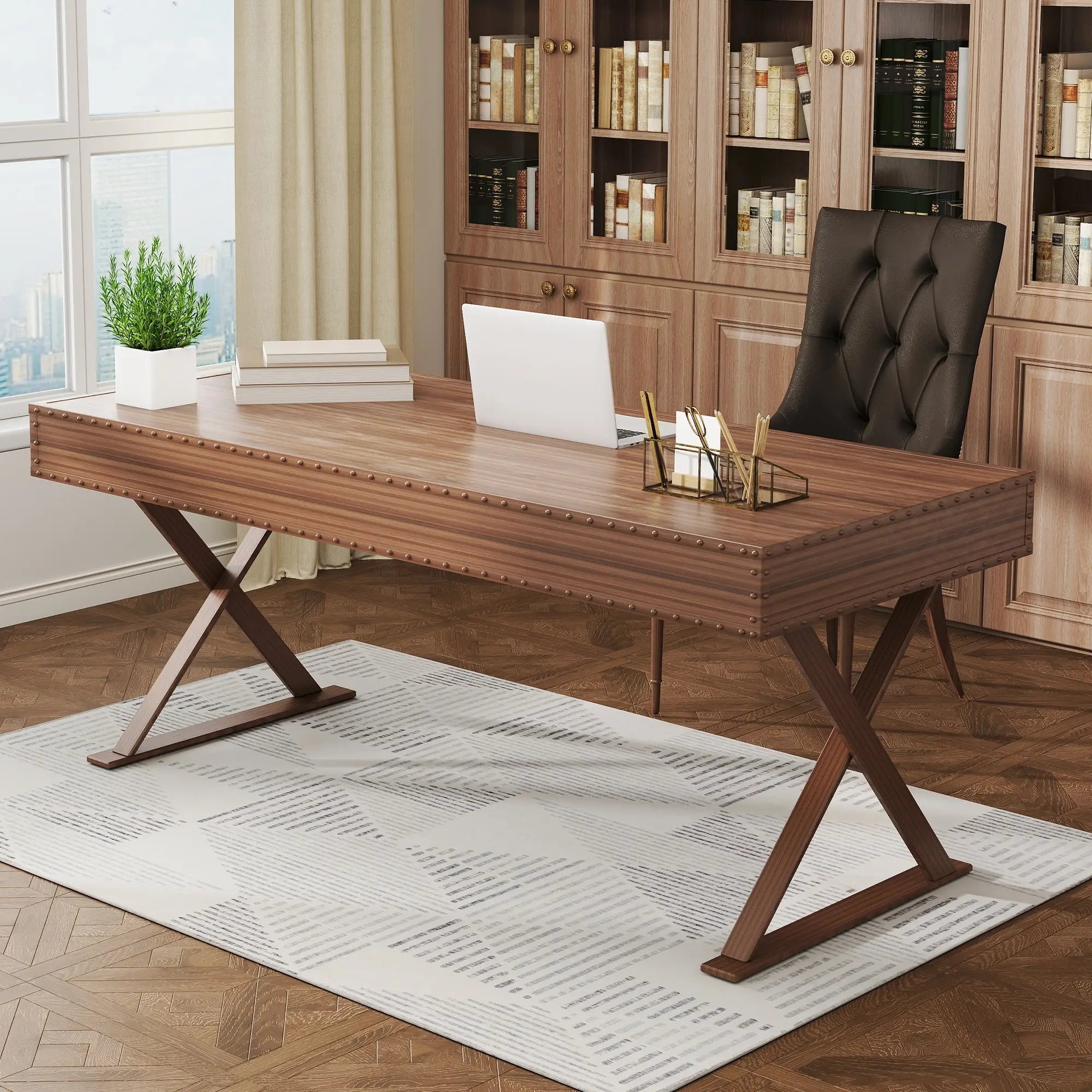 Modern Geometric Area Rug 170 x 120 cm – Soft Non-Slip Washable Carpet for Living Room, Bedroom & Home Office, Grey