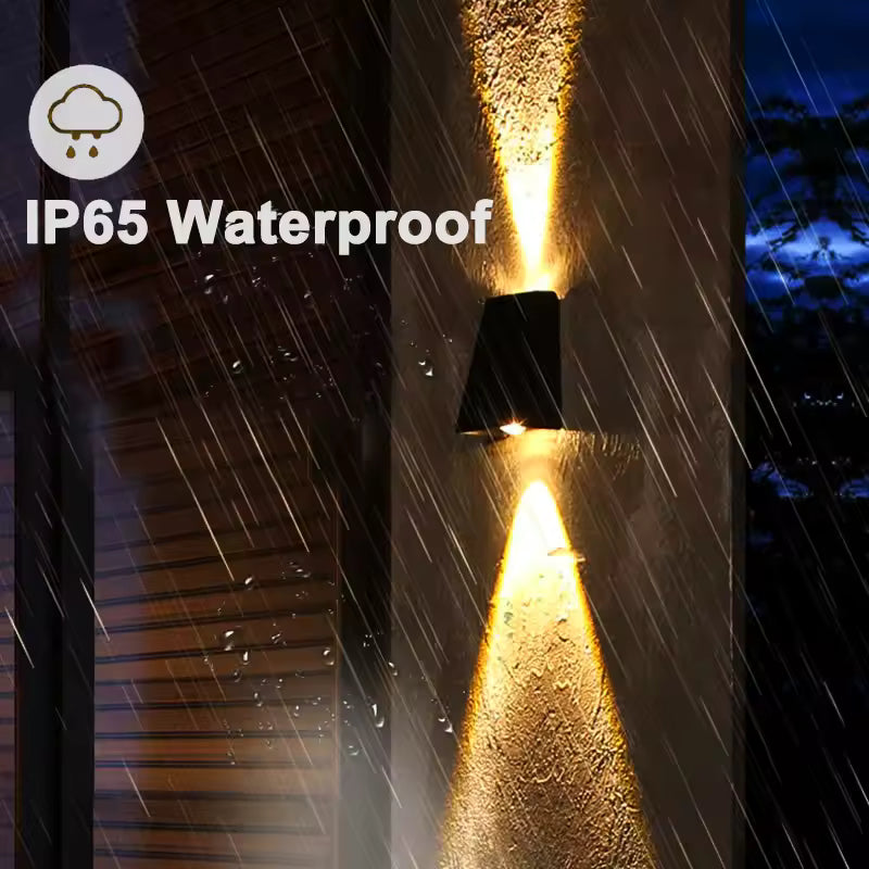 LED Solar Outdoor Wall Light – Waterproof Garden & Patio Lighting