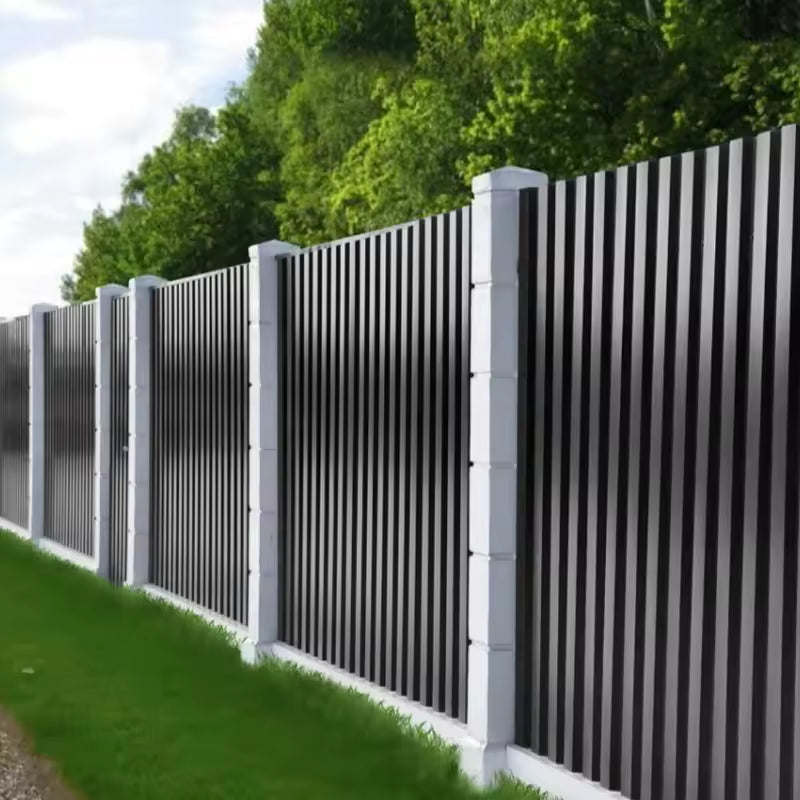 Set of 12 Heavy-Duty Corrugated Steel Panels – Fire & Corrosion Resistant Metal Sheets for Roofing, Walls & Flooring