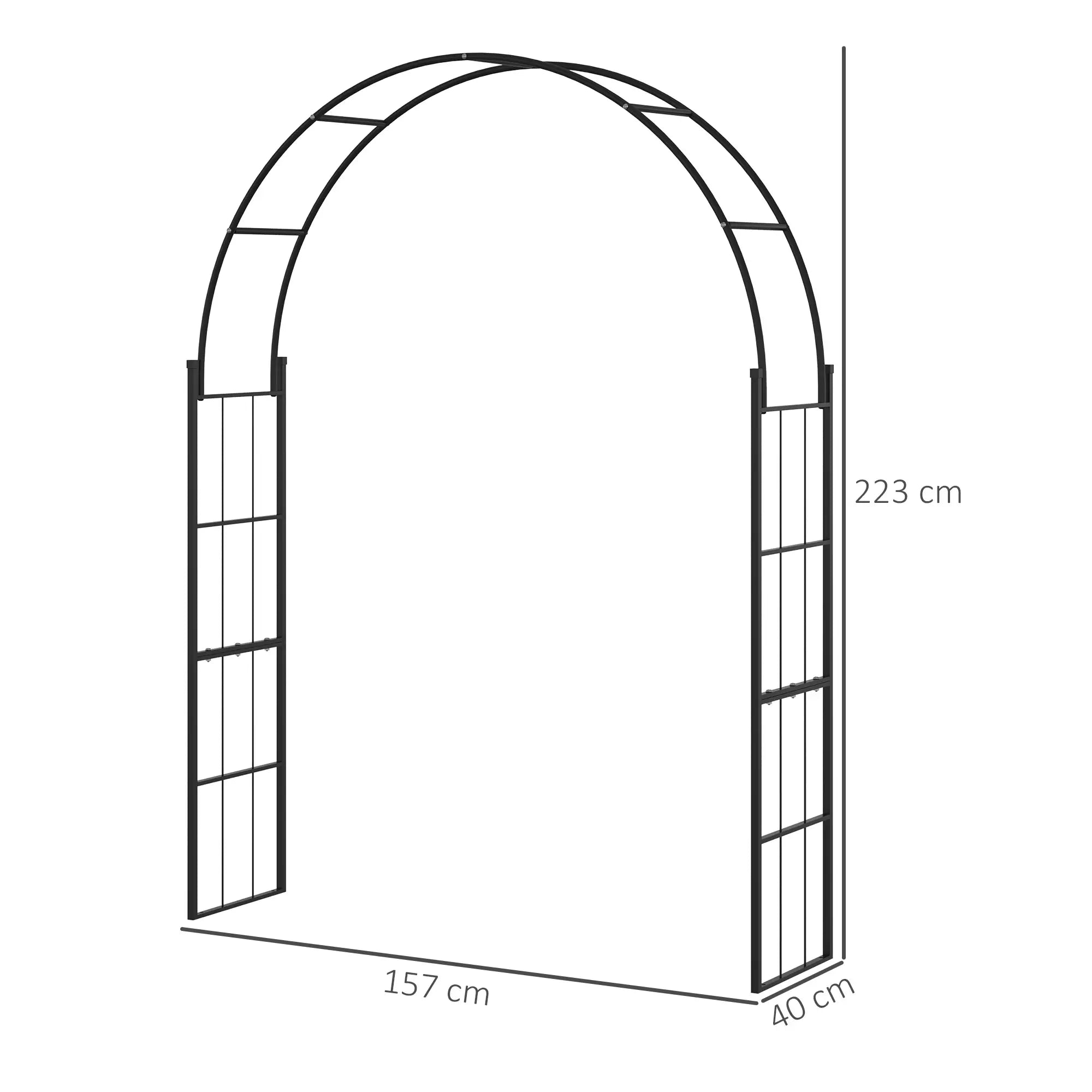 223cm Garden Arch Trellis