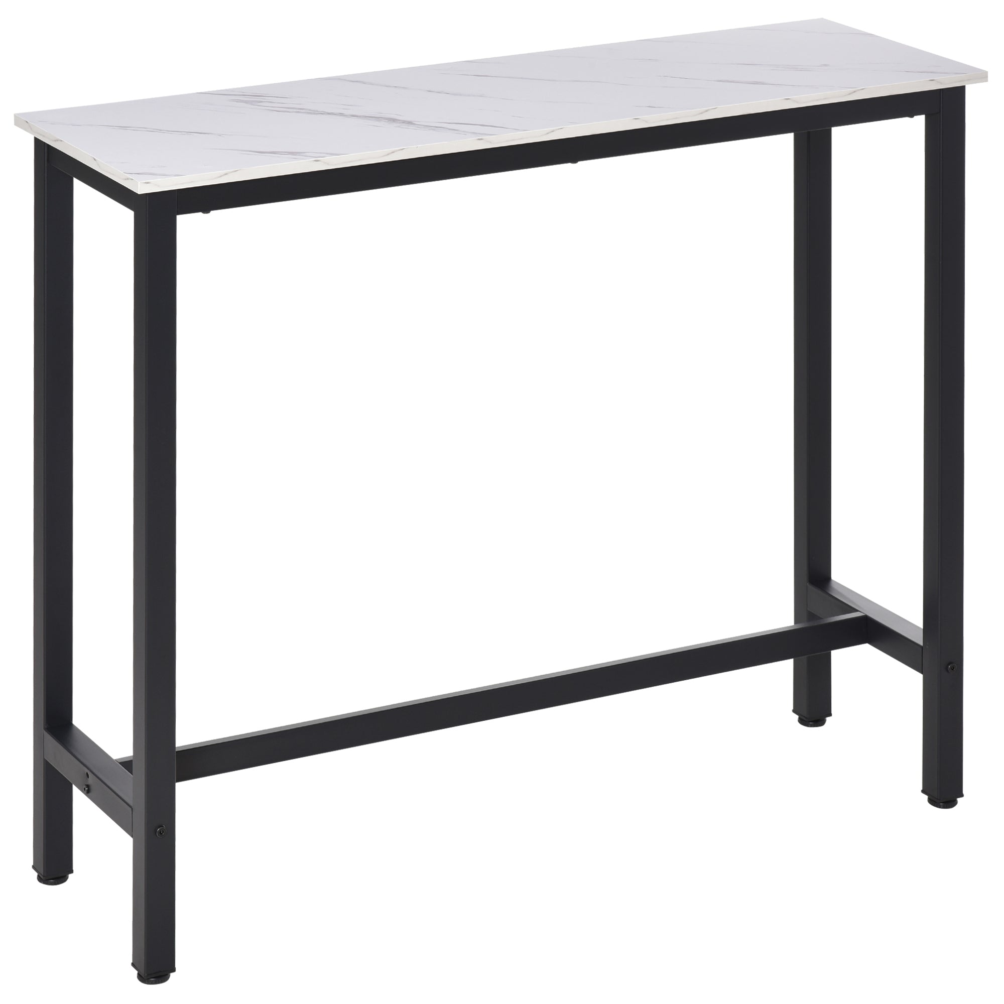 Rectangular Bar Table – Wood Effect Coffee Table