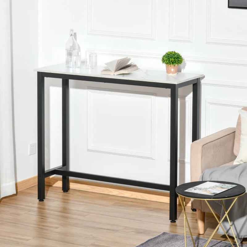 Rectangular Bar Table – Wood Effect Coffee Table