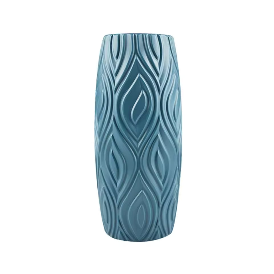Nordic Style Plastic Glaze Vase – Modern Shatterproof Flower Vase for Home & Plant Arrangements