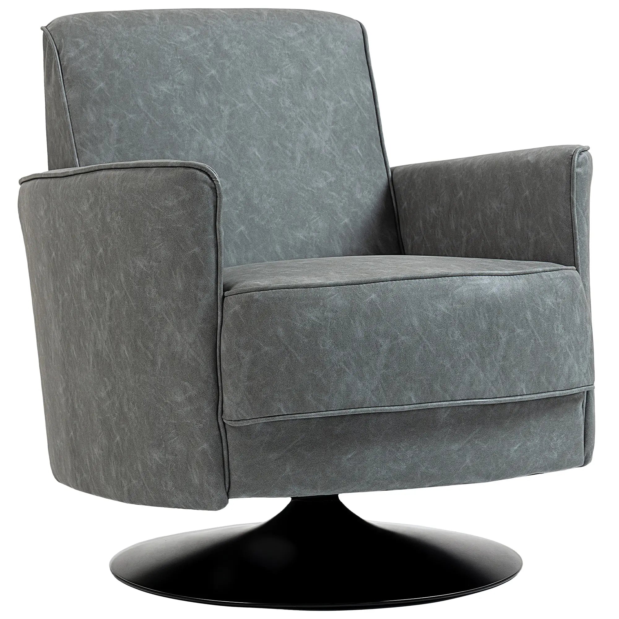 Upholstered Swivel Accent Chair