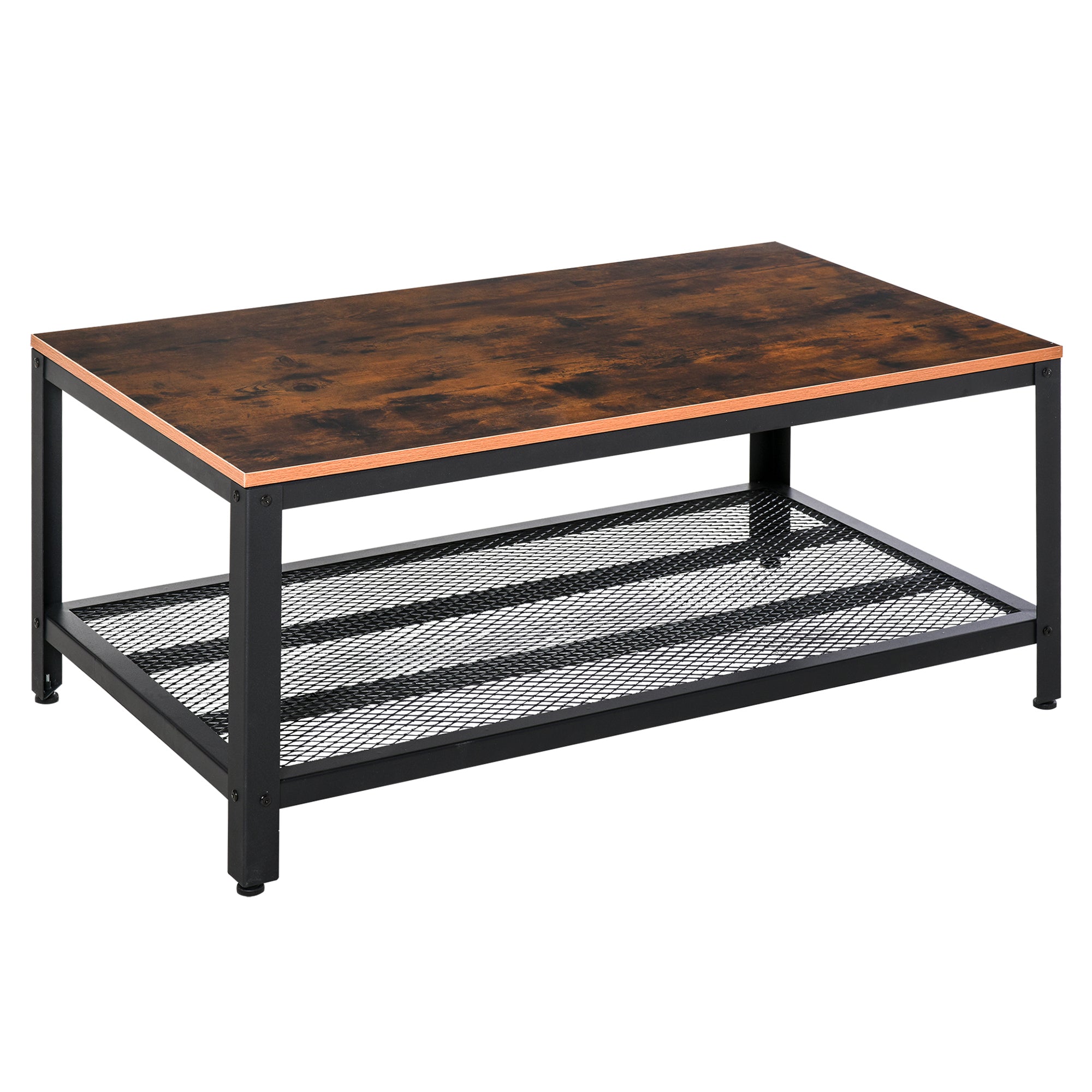 Modern Industrial Coffee Table for Living Rooms