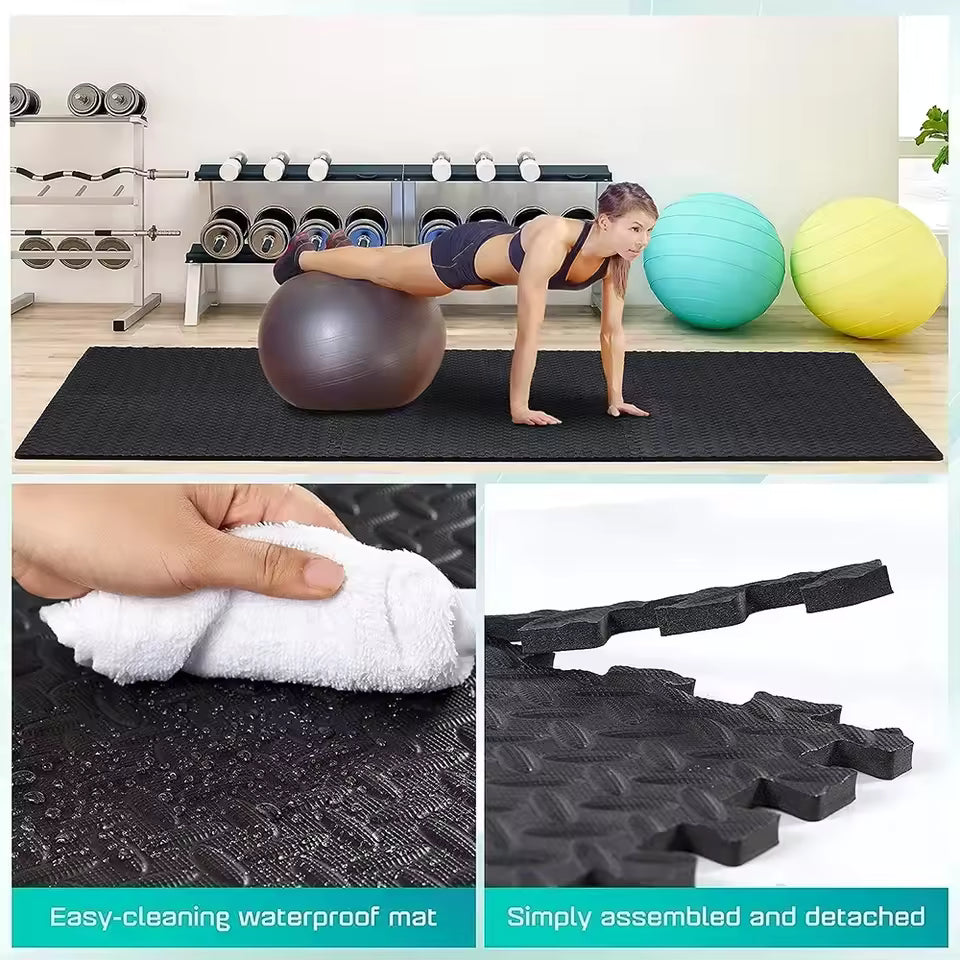 Eva Foam Mat – Anti-Slip Puzzle Exercise Floor Mat for Home & Gym