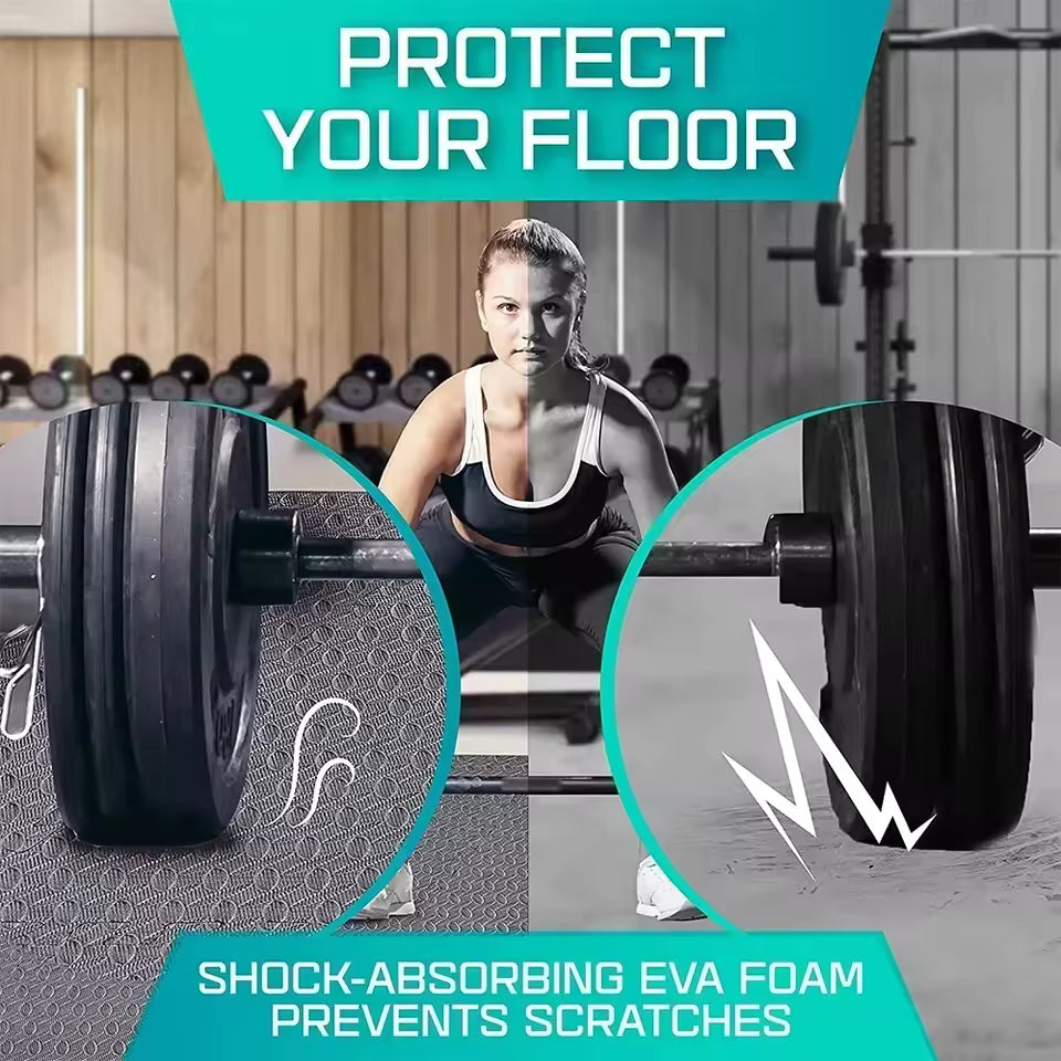 Eva Foam Mat – Anti-Slip Puzzle Exercise Floor Mat for Home & Gym
