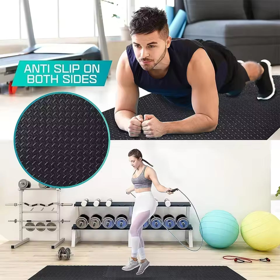 Eva Foam Mat – Anti-Slip Puzzle Exercise Floor Mat for Home & Gym