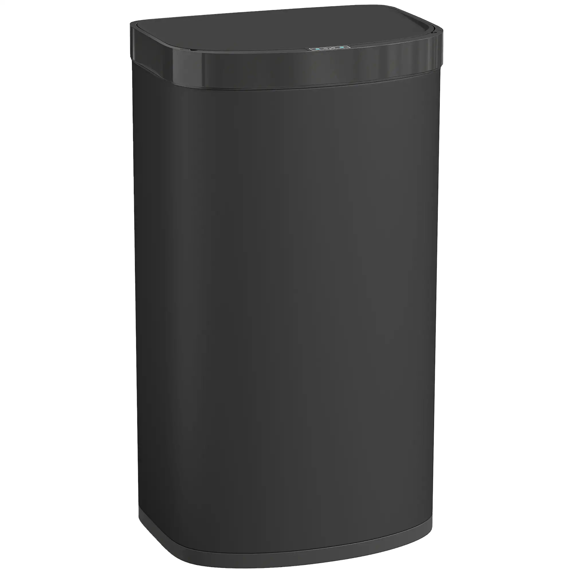 55L Automatic Sensor Bin – Touchless Kitchen Waste Bin with Soft-Close Lid, Stainless Steel, Fingerprint-Resistant, Black