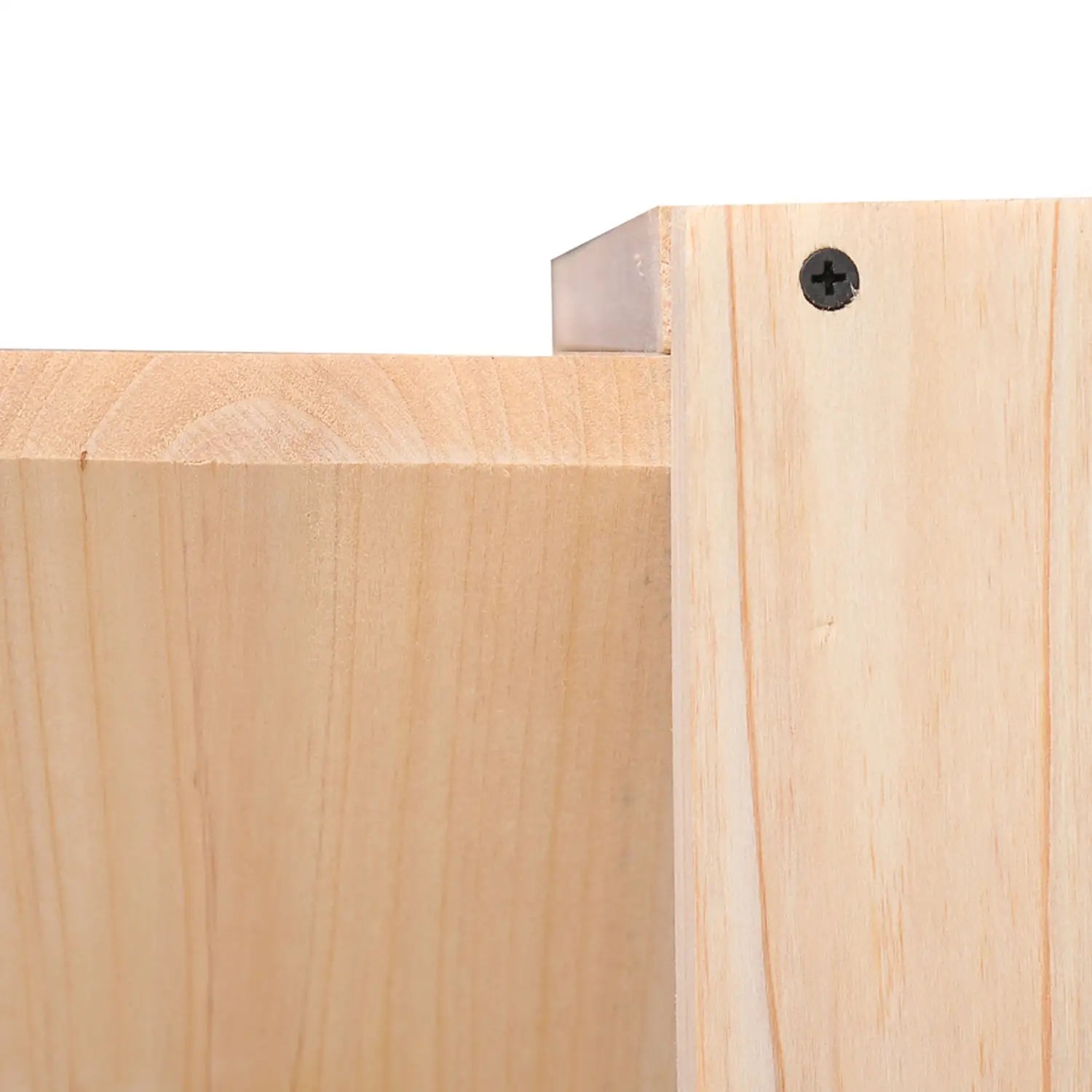 24-Bottle Wooden Wine Rack – Tabletop Wine Storage Stand, Square Pine Wood Bottle Holder