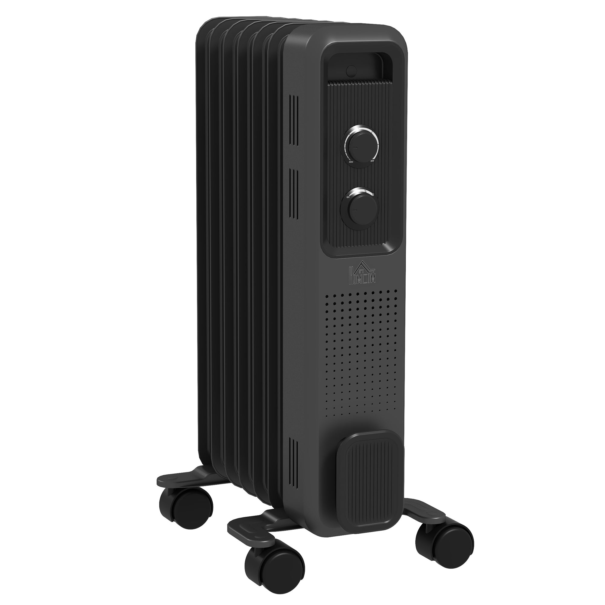 1500W Oil Filled Radiator - Portable Electric Heater with 3 Heat Settings