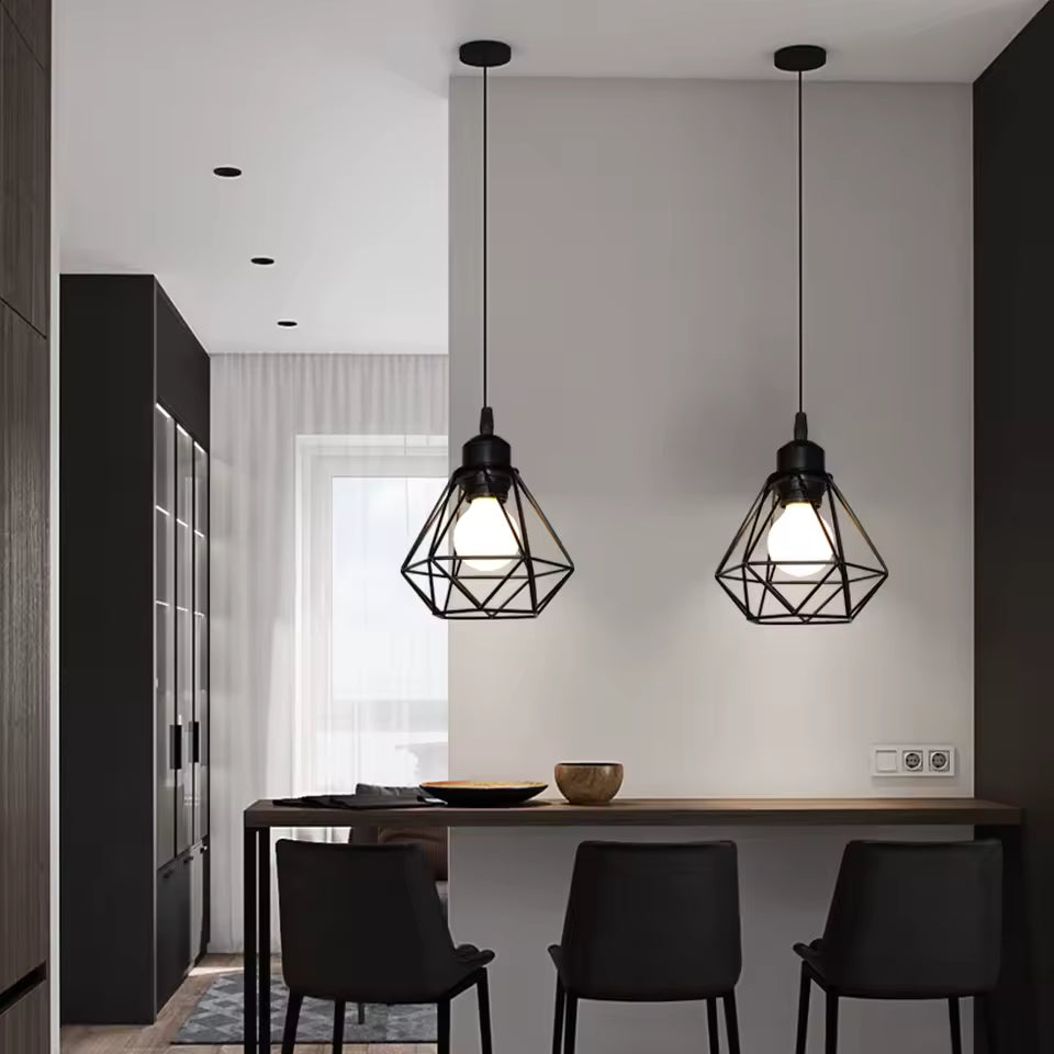 Modern Lampshade Metal Light Guard Pendant