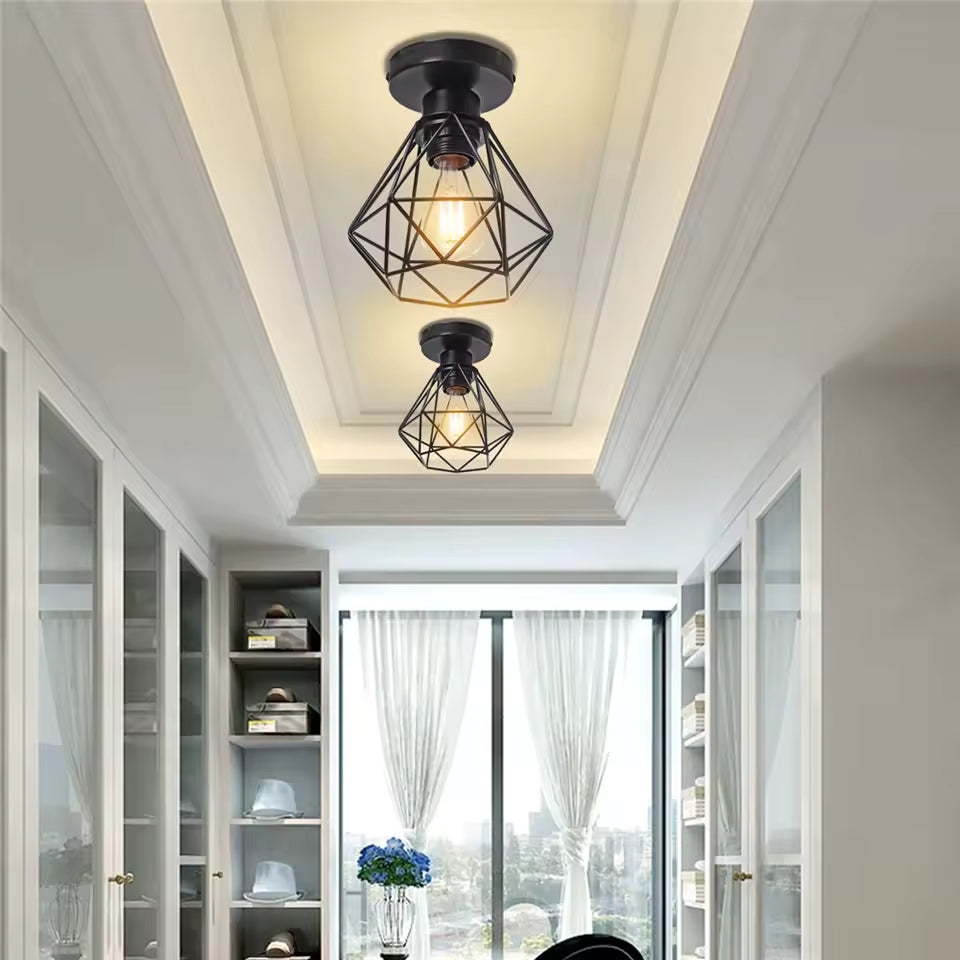 Modern Lampshade Metal Light Guard Pendant