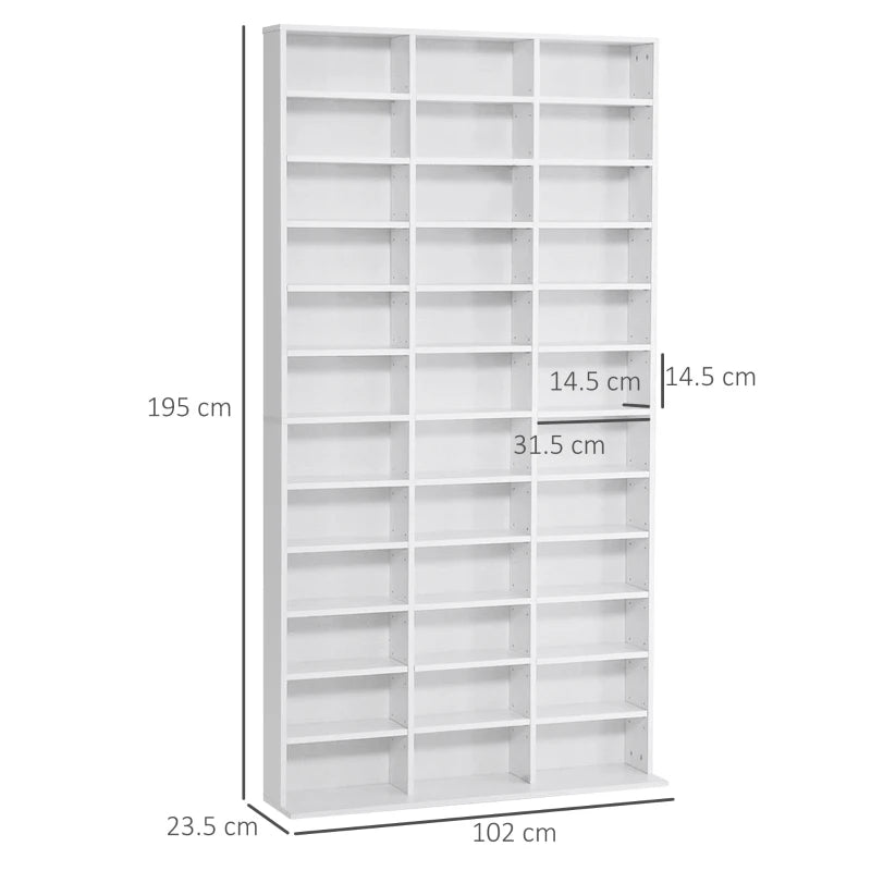 33 Adjustable Compartment Storage Unit