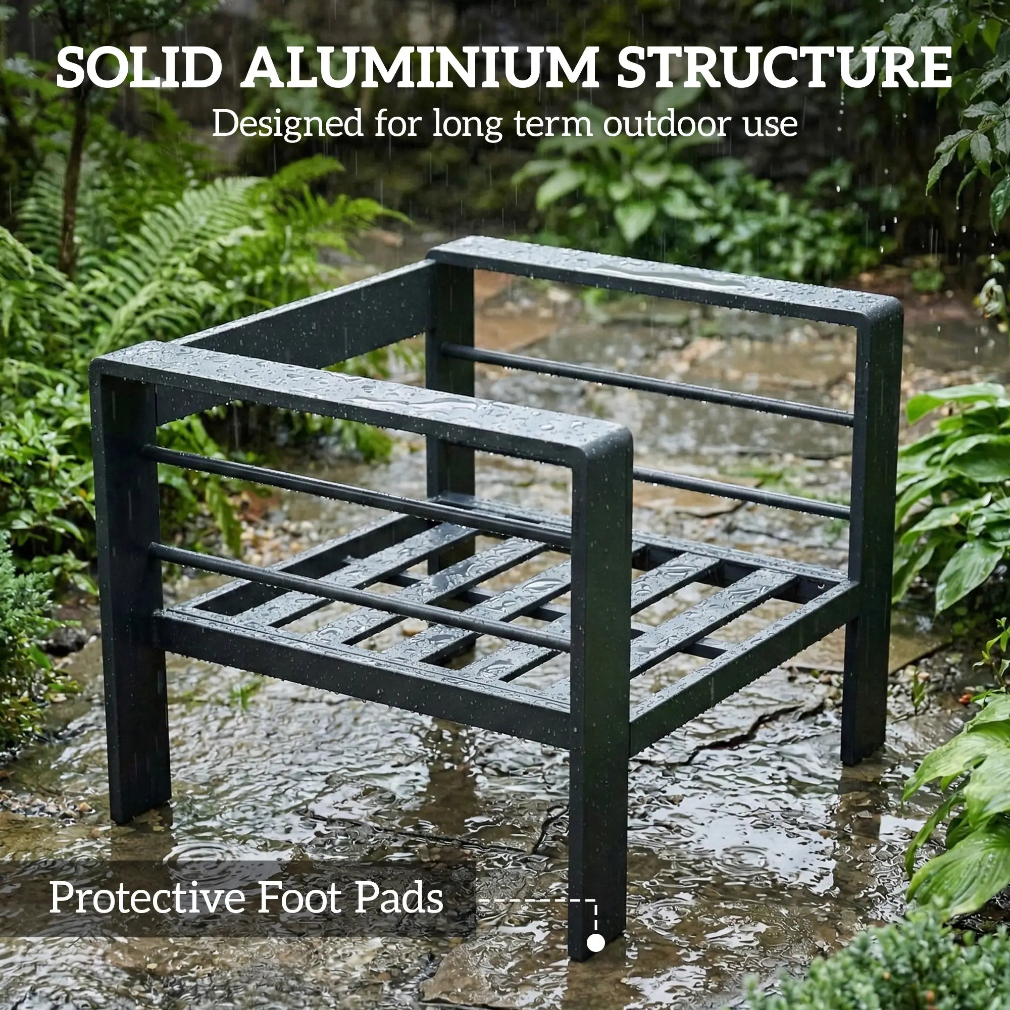 6 Seater Garden Corner Sofa Set