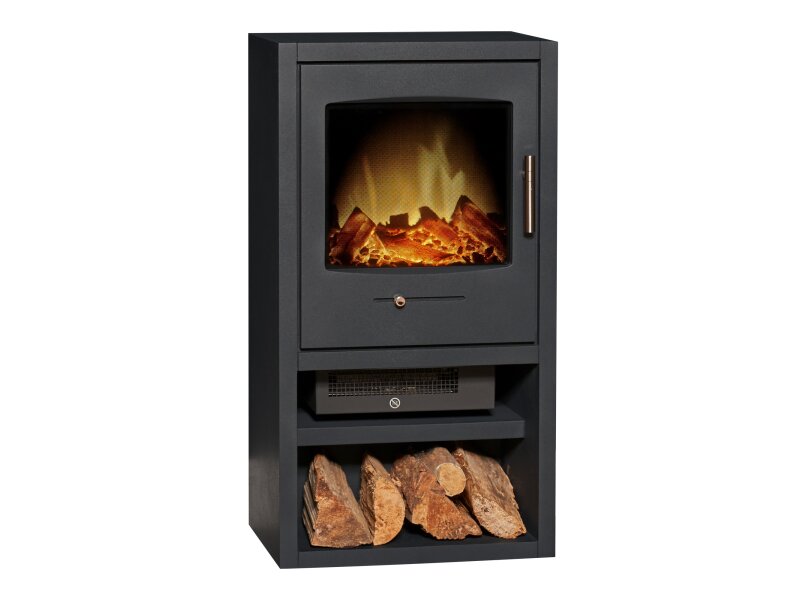 Adam Bergen XL Electric Stove in Charcoal Grey