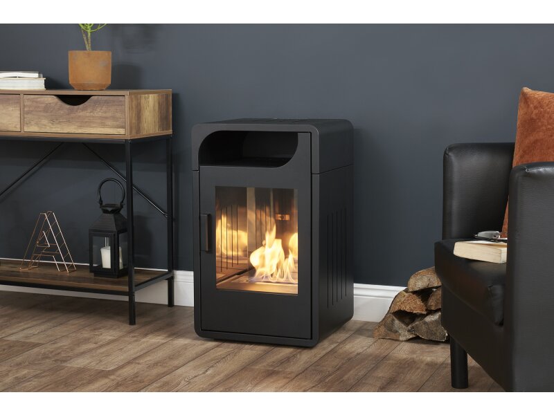 Adam Bellini Bio Ethanol Stove in Black