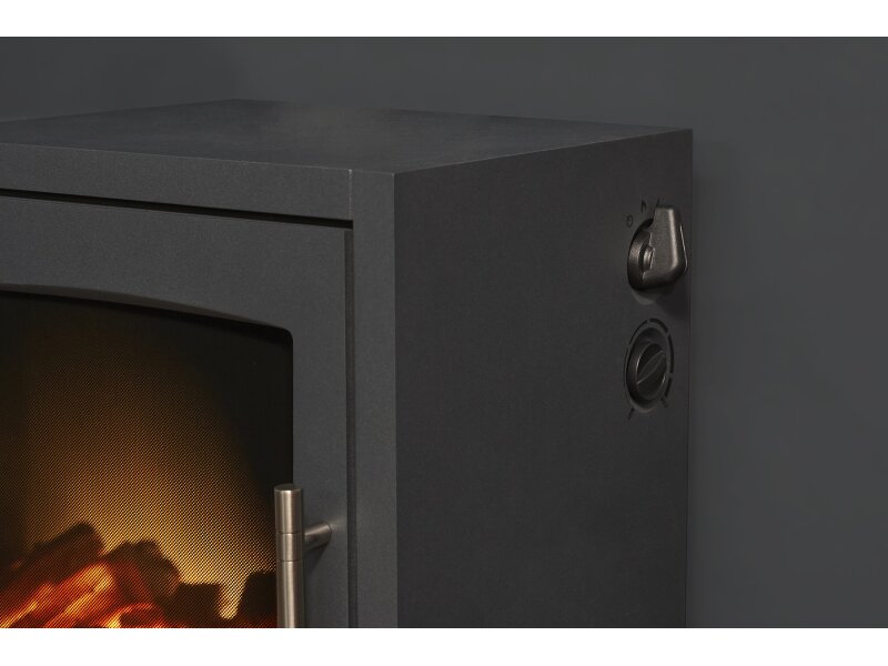 Adam Bergen XL Electric Stove in Charcoal Grey