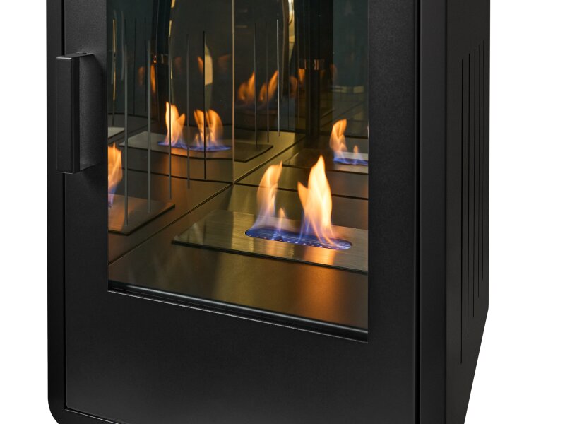 Adam Bellini Bio Ethanol Stove in Black