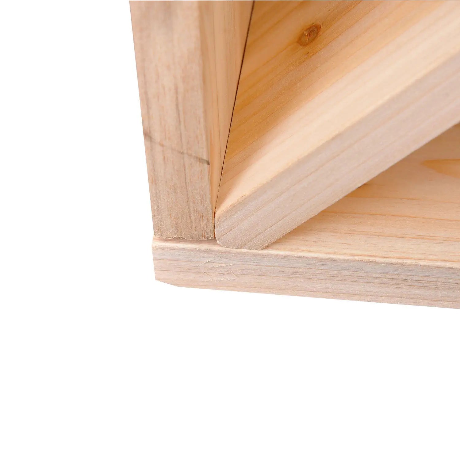 24-Bottle Wooden Wine Rack – Tabletop Wine Storage Stand, Square Pine Wood Bottle Holder