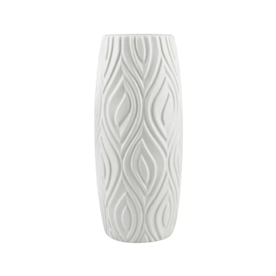 Nordic Style Plastic Glaze Vase – Modern Shatterproof Flower Vase for Home & Plant Arrangements